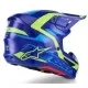 Мотокрос каска Alpinestars SM7 Deed Blue/Yellow