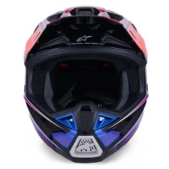 Мотокрос каска Alpinestars SM7 Fuse Blue/Purple/Pink