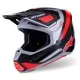 Мотокрос каска Alpinestars SM7 RISE BLK/RD/SILV – офроуд каска с Plasma технология
