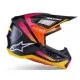 Мотокрос каска Alpinestars SM7 Rise Black/Yellow/Pink – офроуд екипировка Hydra Motto