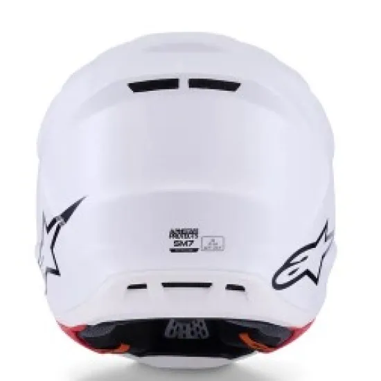 Мотокрос каска Alpinestars SM7 White Gloss