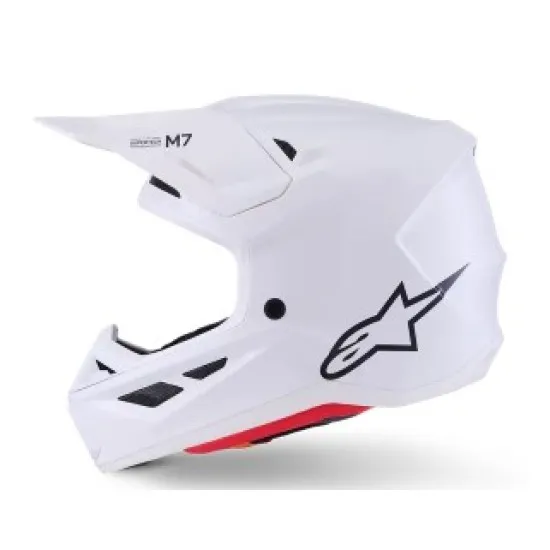 Мотокрос каска Alpinestars SM7 White Gloss