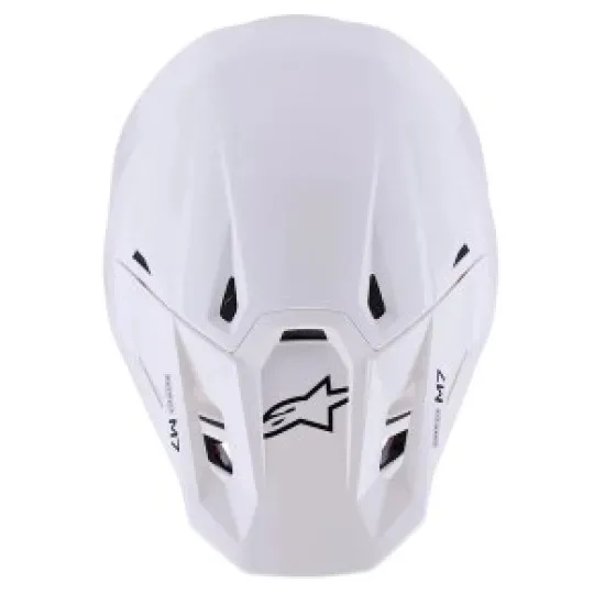 Мотокрос каска Alpinestars SM7 White Gloss