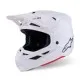 Мотокрос каска Alpinestars SM7 White Gloss