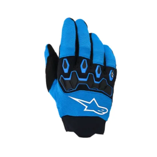 Детски мотокрос ръкавици Alpinestars Full Bore V2 Blue/Black – екипировка Hydra Motto