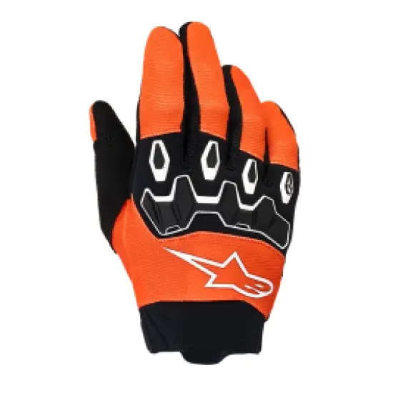 ALPINESTARS FULL BORE V2 – детски мотокрос ръкавици оранжево/бяло/черно Детски мотокрос ръкавици Alpinestars Full Bore V2 Orange White Black