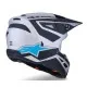 Мотокрос каска ALPINESTARS SM3 HEAT с висока защита и вентилация – сребристо/синьо/черно