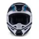 Мотокрос каска ALPINESTARS SM3 HEAT с висока защита и вентилация – сребристо/синьо/черно