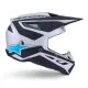 Мотокрос каска ALPINESTARS SM3 HEAT с висока защита и вентилация – сребристо/синьо/черно