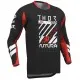 Мотокрос джърси THOR LAUNCHMODE FUTURA BLACK/RED – еластично, вентилирано и влагоотвеждащо
