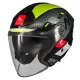 Скутер каска MT COSMO SV SILENCE B3 YELLOW GLOSS – каска със слънчева щора