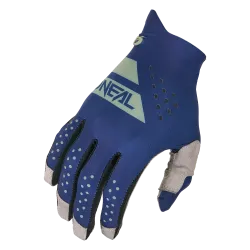 Мотокрос ръкавици O'NEAL PIN IT SLIP ON BLUE/GREEN