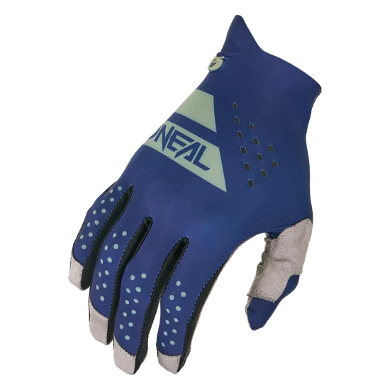 Мотокрос ръкавици O'NEAL PIN IT SLIP ON BLUE/GREEN