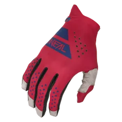 Мотокрос ръкавици O'NEAL PIN IT SLIP ON RED/BLUE
