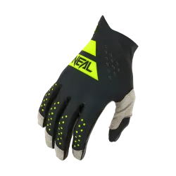 Мотокрос ръкавици O'NEAL PIN IT SLIP ON BLACK/NEON YELLOW