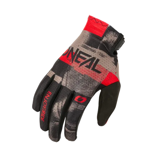 Мотокрос ръкавици O'NEAL MATRIX ROLLER GRAY/RED