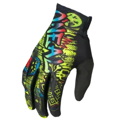 Детски мотокрос ръкавици O’NEAL MATRIX RANCID BLACK/NEON YELLOW