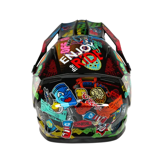 Детска мотокрос каска O'NEAL 1SERIES VIBRANT MULTI – лека каска с ABS черупка и ECE 22.06 сертификат