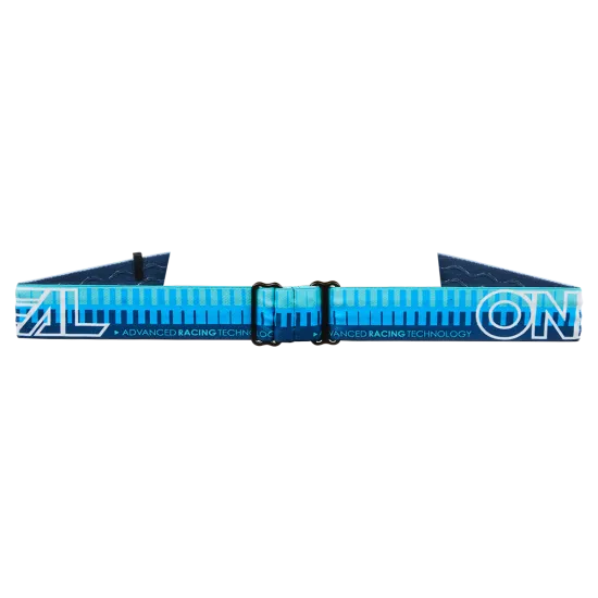 Мотокрос очила O'NEAL B-10 STRIPED BLUE/BLUE – CLEAR с прозрачна леща и UV защита
