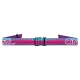 Мотокрос очила O'NEAL B-10 STRIPED PINK/PURPLE – CLEAR с прозрачна леща и UV защита