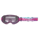 Мотокрос очила O'NEAL B-10 STRIPED PINK/PURPLE – CLEAR с прозрачна леща и UV защита