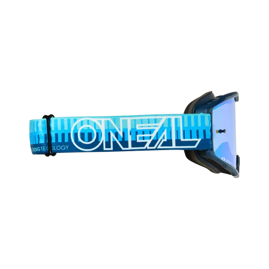 Мотокрос очила O'NEAL B-10 STRIPED BLUE/BLUE – RADIUM BLUE с UV защита и вентилация