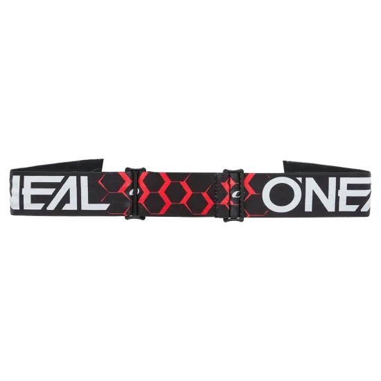 Мотокрос очила O'NEAL B-33 HEXA BLACK/RED – RADIUM RED с антифог леща и UV защита