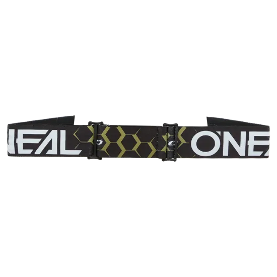 Мотокрос очила O'NEAL B-33 HEXA BLACK/GOLD – SILVER MIRROR с огледална антифог леща