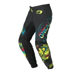 Детски мотокрос брич O'NEAL ELEMENT RANCID BLACK/NEON YELLOW