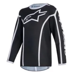 Детско мотокрос джърси Alpinestars FLUID APEX BLACK/GRAY