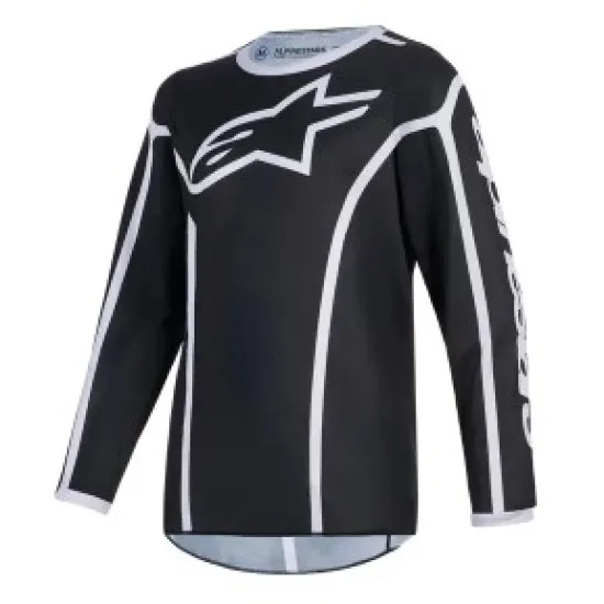 Детско мотокрос джърси Alpinestars Fluid Apex в черно и сиво