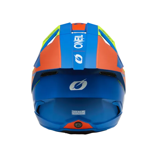 O'NEAL 3SERIES SOLID BLUE/NEON мотокрос каска