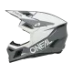 O'NEAL 3SERIES SOLID WHITE/BLACK мотокрос каска