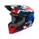 O'NEAL 3SERIES RIDE BLUE/WHITE/RED мотокрос каска