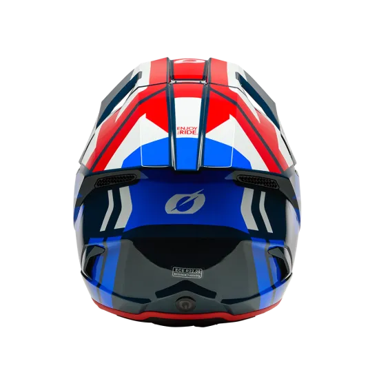 O'NEAL 3SERIES RIDE BLUE/WHITE/RED мотокрос каска