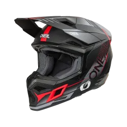 Мотокрос каска O'NEAL 3SERIES HAZE BLACK/GRAY/RED