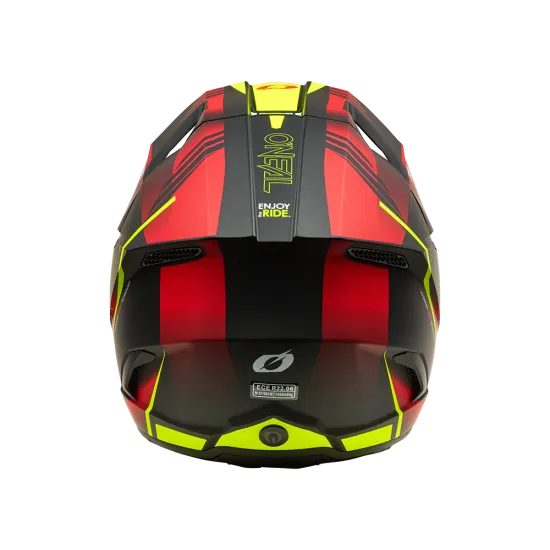 O'NEAL 3SERIES HAZE BLACK/RED/NEON YELLOW мотокрос каска