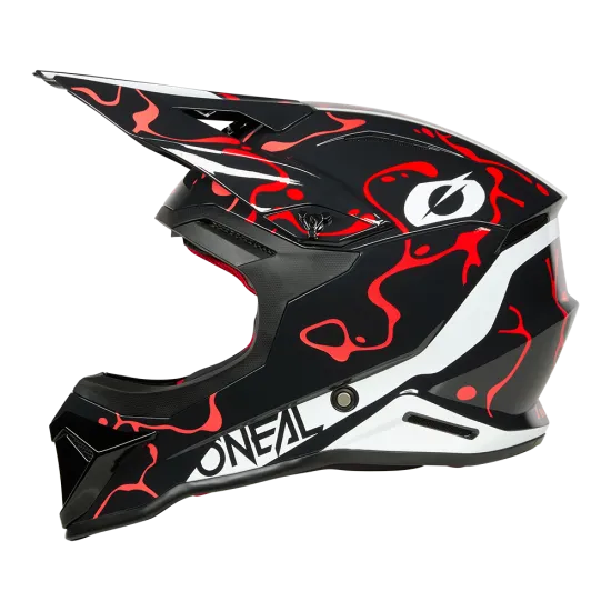 Каска O'NEAL 1SERIES SPLASH BLACK/RED – мотокрос каска с ABS черупка и DOT/ECE сертификат