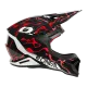 Каска O'NEAL 1SERIES SPLASH BLACK/RED – мотокрос каска с ABS черупка и DOT/ECE сертификат