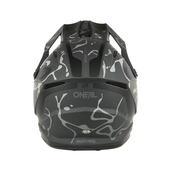 O'NEAL 1SERIES SPLASH BLACK/GRAY мотокрос каска