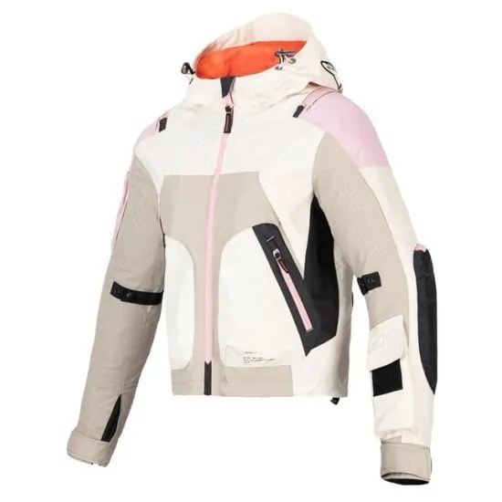 Дамско мото яке ALPINESTARS MOLLY Air Pink/Sand с CE протектори и стилен дизайн