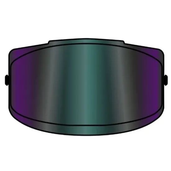 Иридиев визьор Airoh Helios Rainbow – огледален многоцветен визьор с UV защита