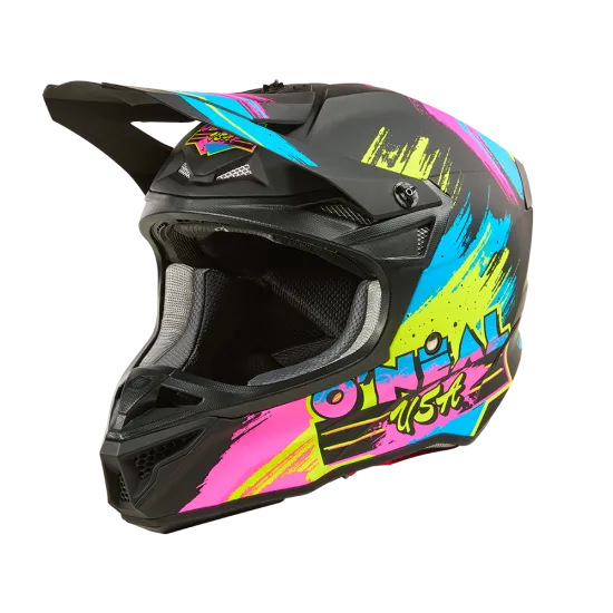 Мотокрос каска 5SERIES POLYACRYLITE RESEDA BLACK/NEON – каска с GoPro поставка и DOT/ECE 22.06 сертификат