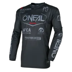 Мотокрос блуза O`NEAL ELEMENT BRAND BLACK/GRAY