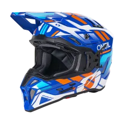 Ендуро каска O'NEAL EX-SRS DUST BLUE/ORANGE