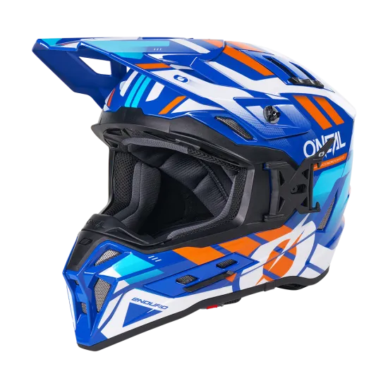 Ендуро каска O'NEAL EX-SRS DUST BLUE/ORANGE