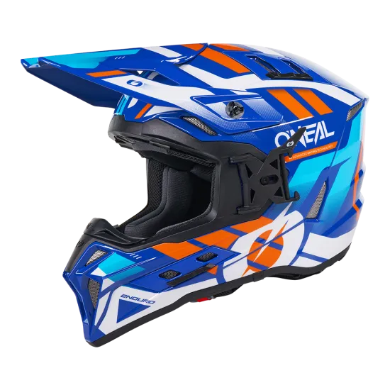 Ендуро каска O'NEAL EX-SRS DUST BLUE/ORANGE