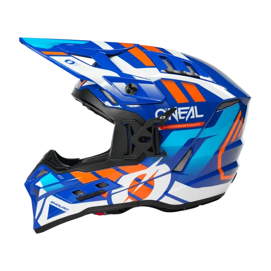 Ендуро каска O'NEAL EX-SRS DUST BLUE/ORANGE