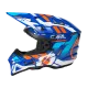 Ендуро каска O'NEAL EX-SRS DUST BLUE/ORANGE