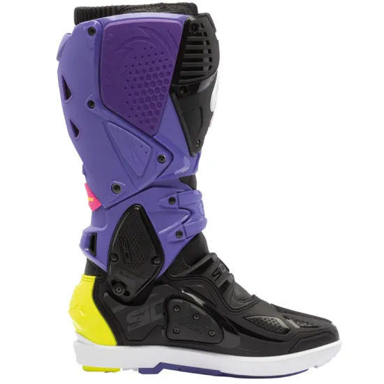 SIDI Crossfire 3 SRS Black Violet/Fluo мотокрос ботуши